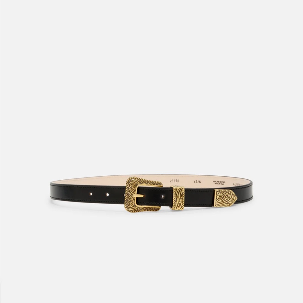 Aureum Leather Belt NW0T - Picture 5 of 8